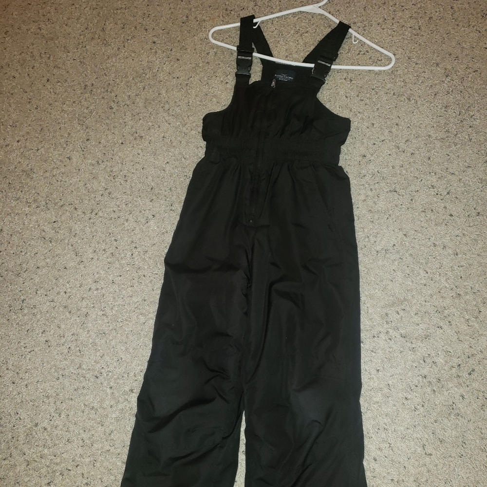 Black Snowbibs Kids Size Medium (8)